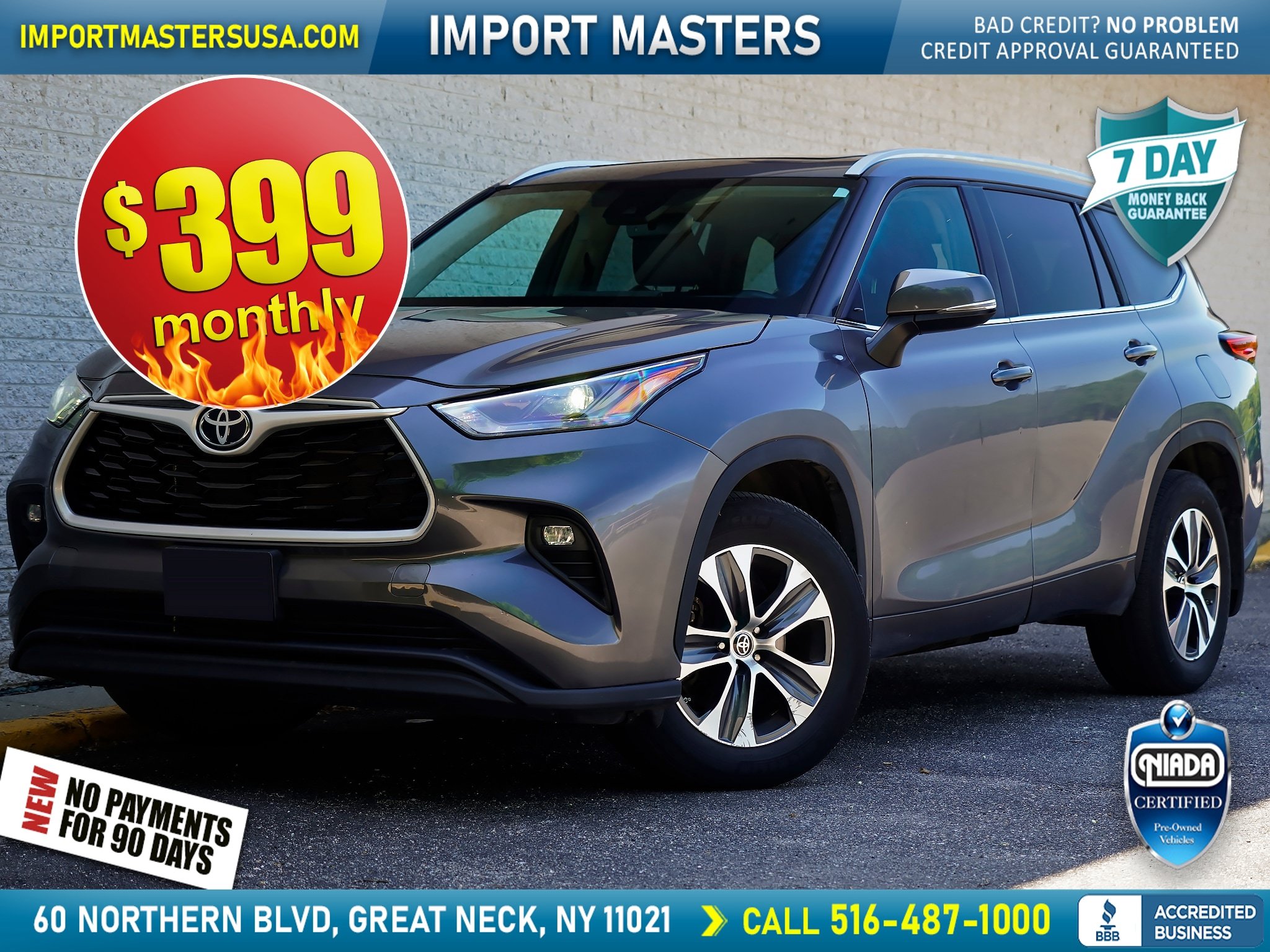 Used 2023 Toyota Highlander XLE AWD/4WD video 1