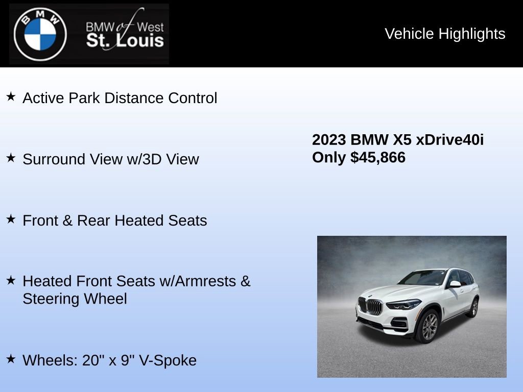 Used 2023 BMW X5 xDrive40i image 31