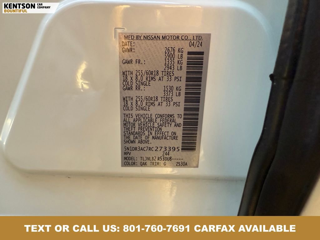 Used 2024 Nissan Pathfinder S image 30