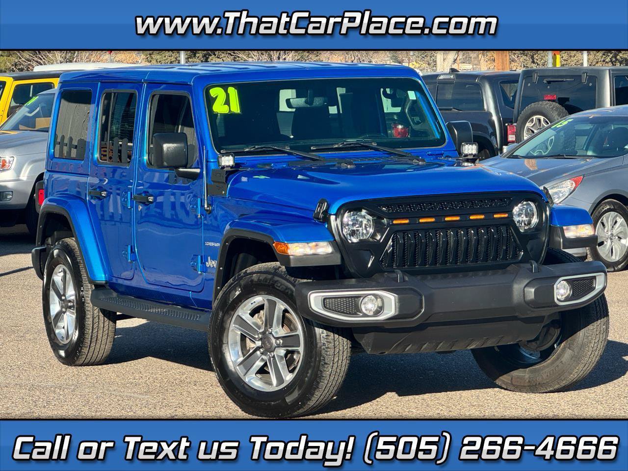 Used 2021 Jeep Wrangler Unlimited Sahara AWD/4WD image 1