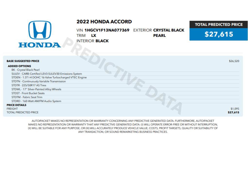 Used 2022 Honda Accord LX image 2