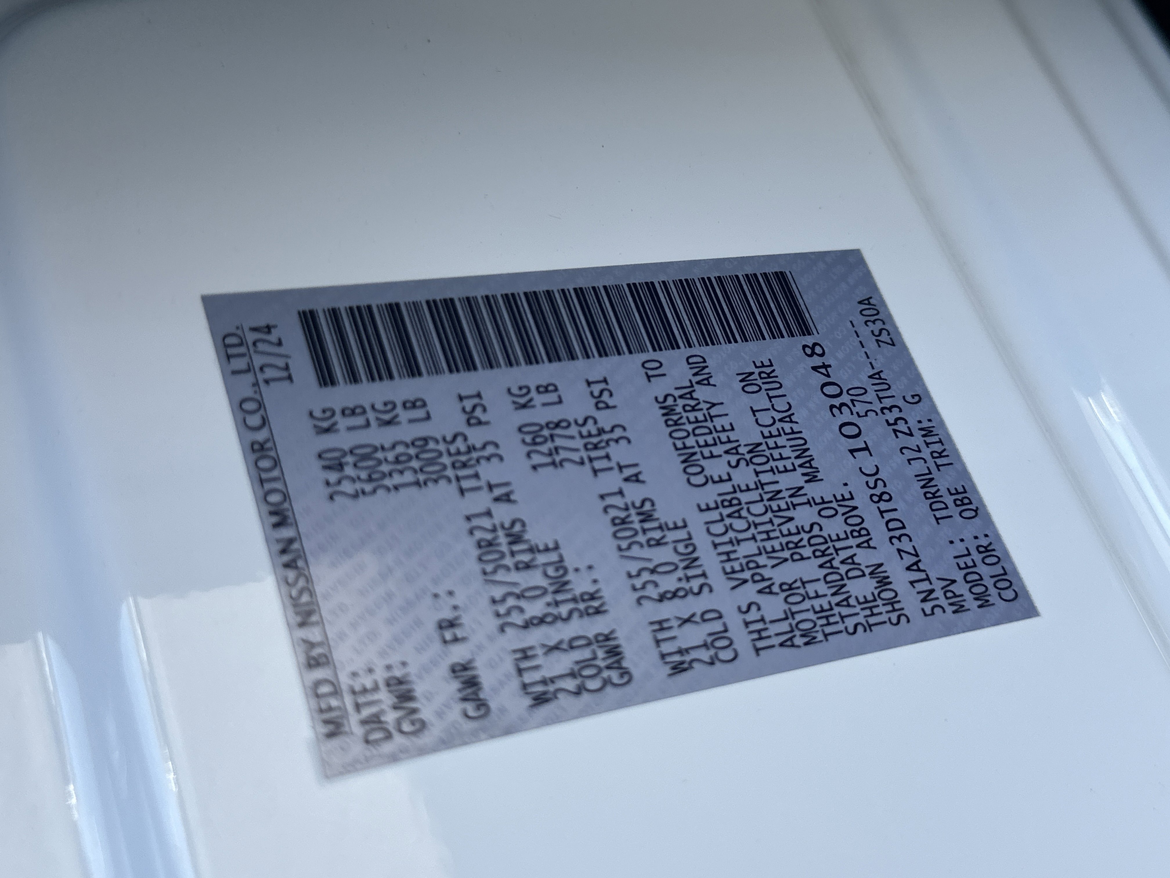 Used 2025 Nissan Murano Platinum w/ Cargo Package image 35