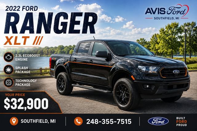 Used 2022 Ford Ranger XLT w/ Equipment Group 302A High AWD/4WD image 1
