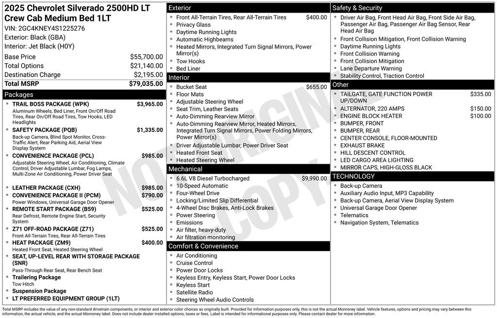 Used 2025 Chevrolet Silverado 2500 LT w/ Trail Boss Package AWD/4WD image 30