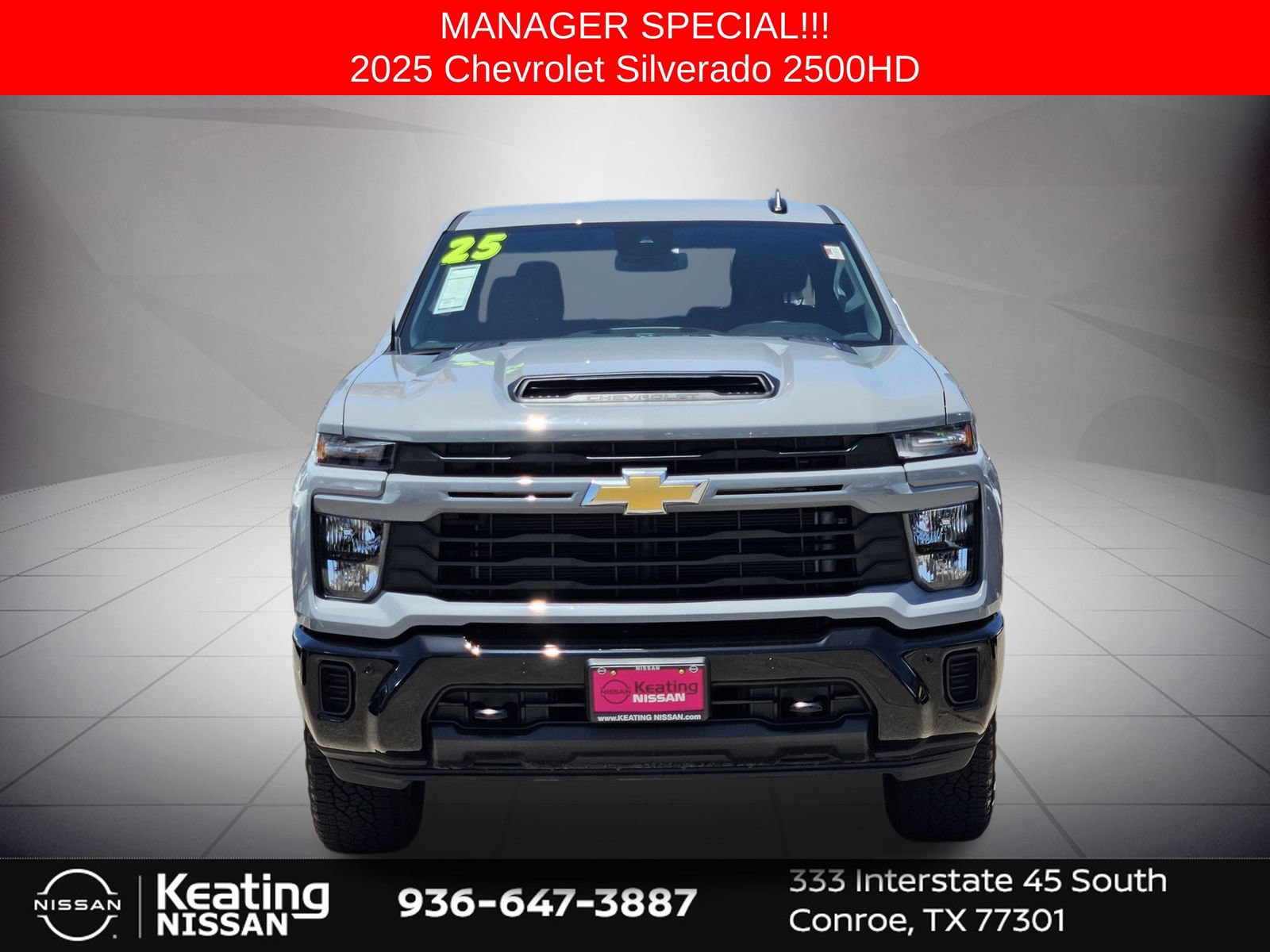 Used 2025 Chevrolet Silverado 2500 Custom w/ Custom Value Package AWD/4WD image 2