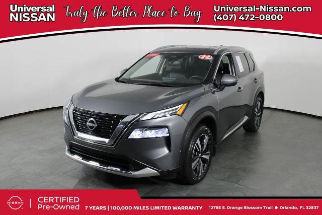 Certified 2022 Nissan Rogue Platinum w/ Head-Up Display Package