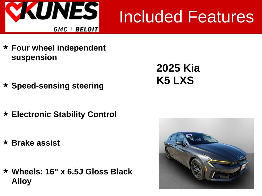 Used 2025 Kia K5 LXS FWD image 3
