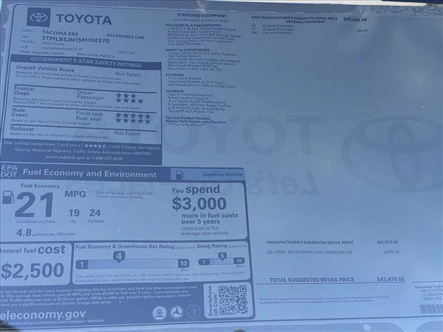 Used 2025 Toyota Tacoma SR5 AWD/4WD image 24