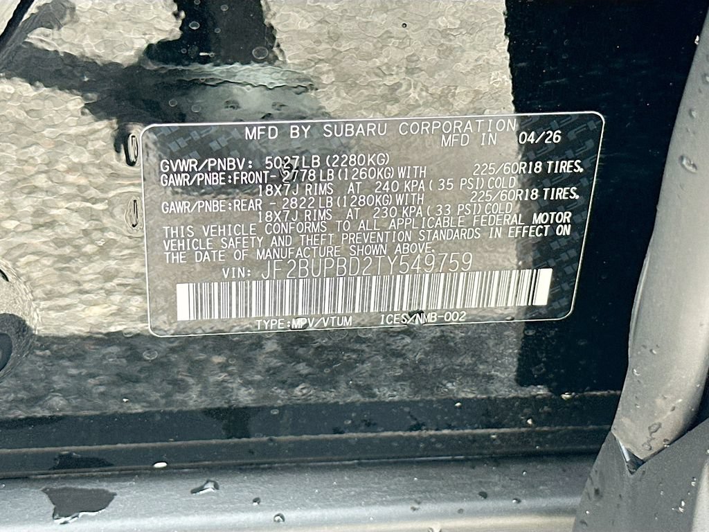 New 2026 Subaru Outback Premium AWD/4WD image 30