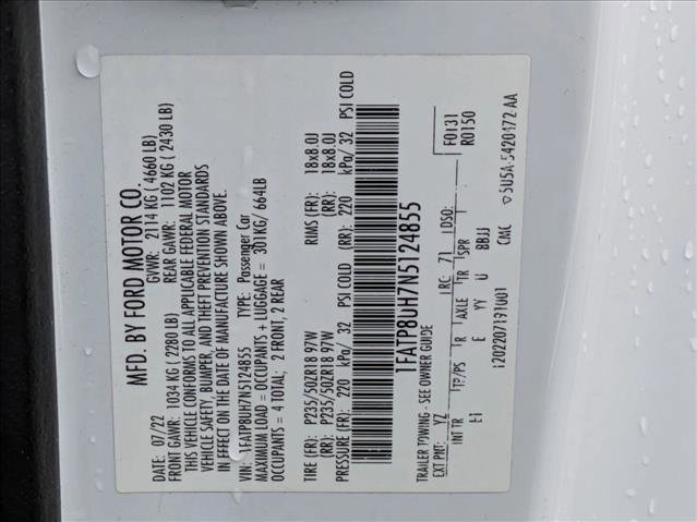 Used 2022 Ford Mustang Premium RWD image 15