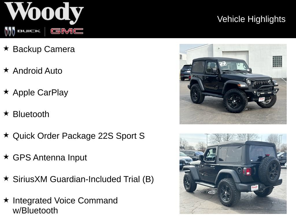 Used 2022 Jeep Wrangler Sport S image 3