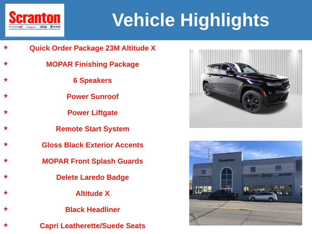 New 2025 Jeep Grand Cherokee Altitude image 6