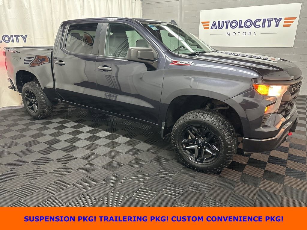 Used 2022 Chevrolet Silverado 1500 Custom Trail Boss AWD/4WD video 1
