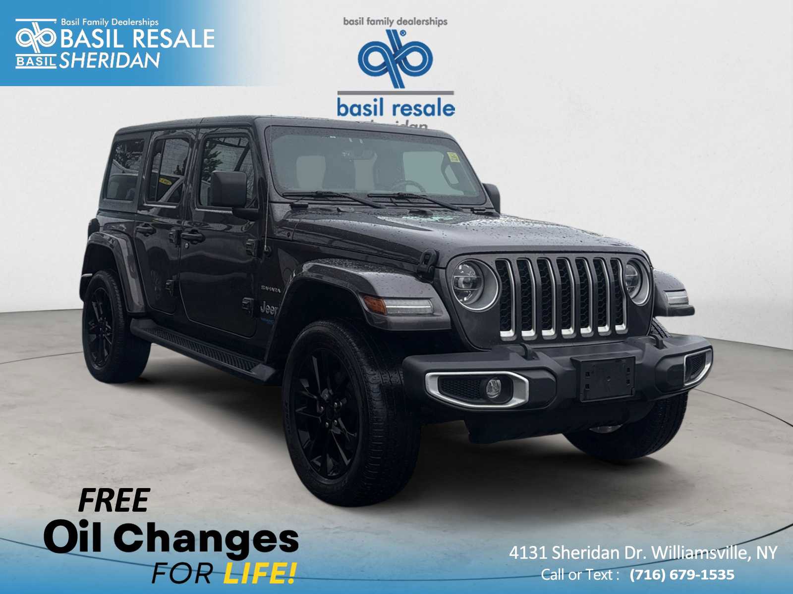 Used 2021 Jeep Wrangler Unlimited Sahara w/ Cold Weather Group image 1