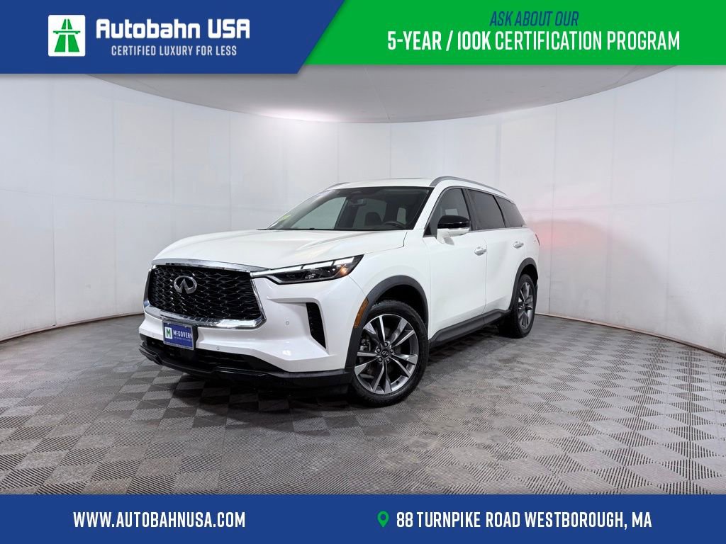 Used 2023 INFINITI QX60 Luxe w/ Vision Package AWD/4WD video 1