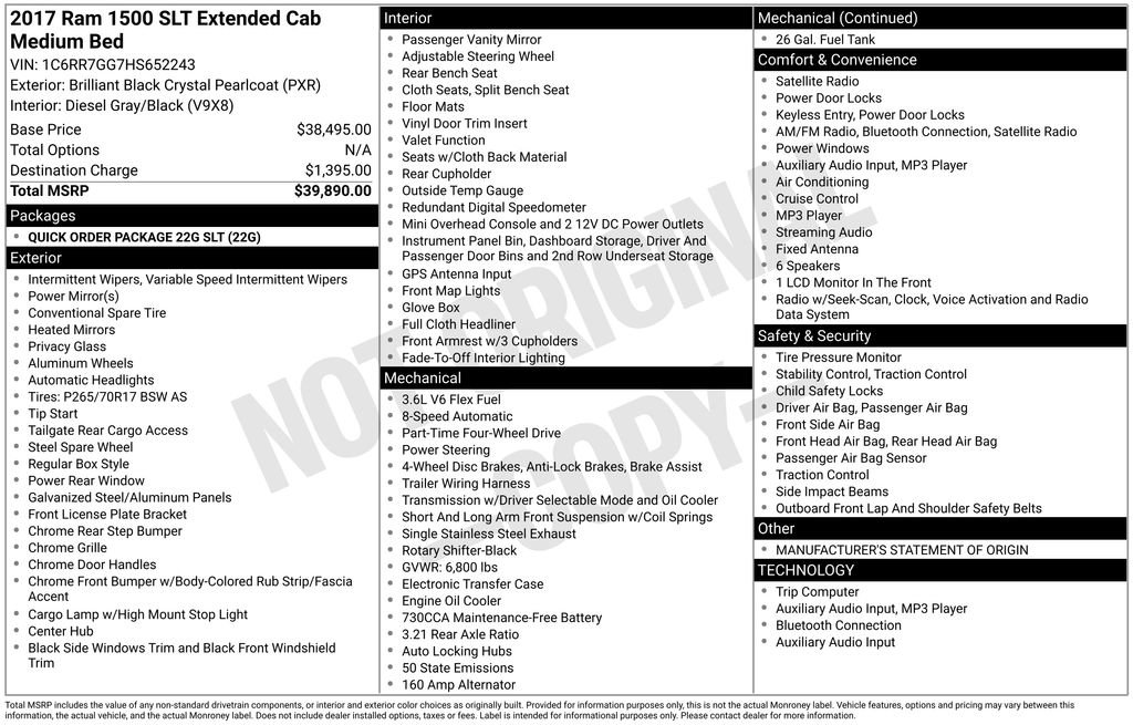 Used 2017 RAM 1500 Classic SLT image 6