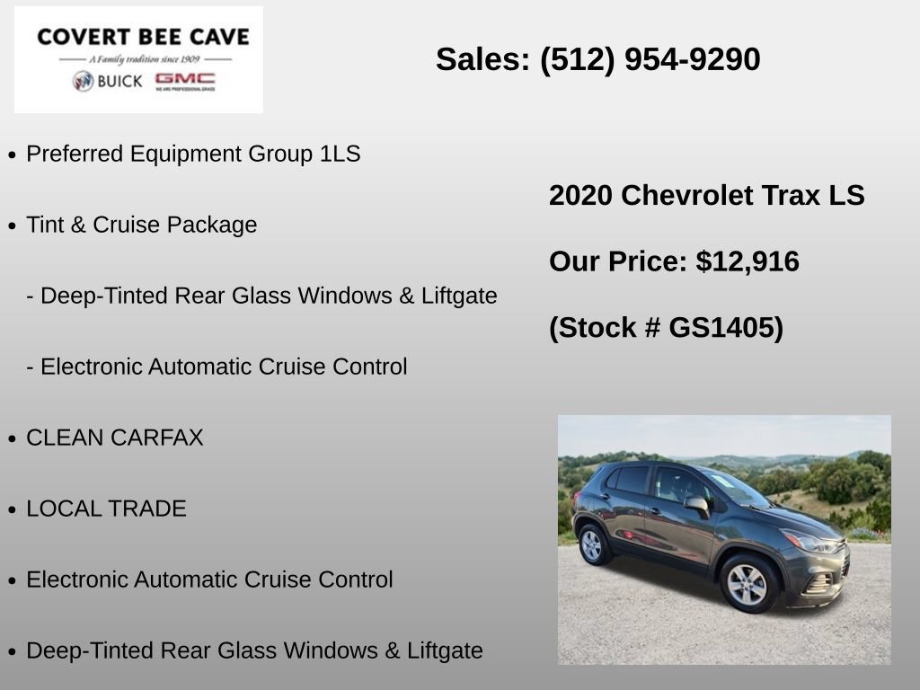 Used 2020 Chevrolet Trax LS w/ Tint and Cruise Package FWD image 6