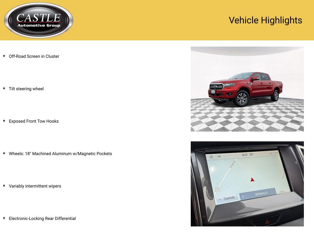 Used 2019 Ford Ranger Lariat w/ Equipment Group 501A Mid image 7