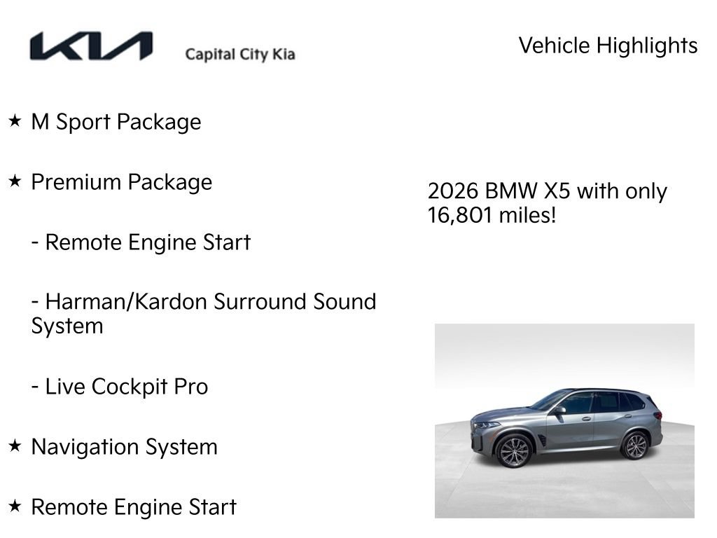 Used 2026 BMW X5 xDrive40i AWD/4WD image 8