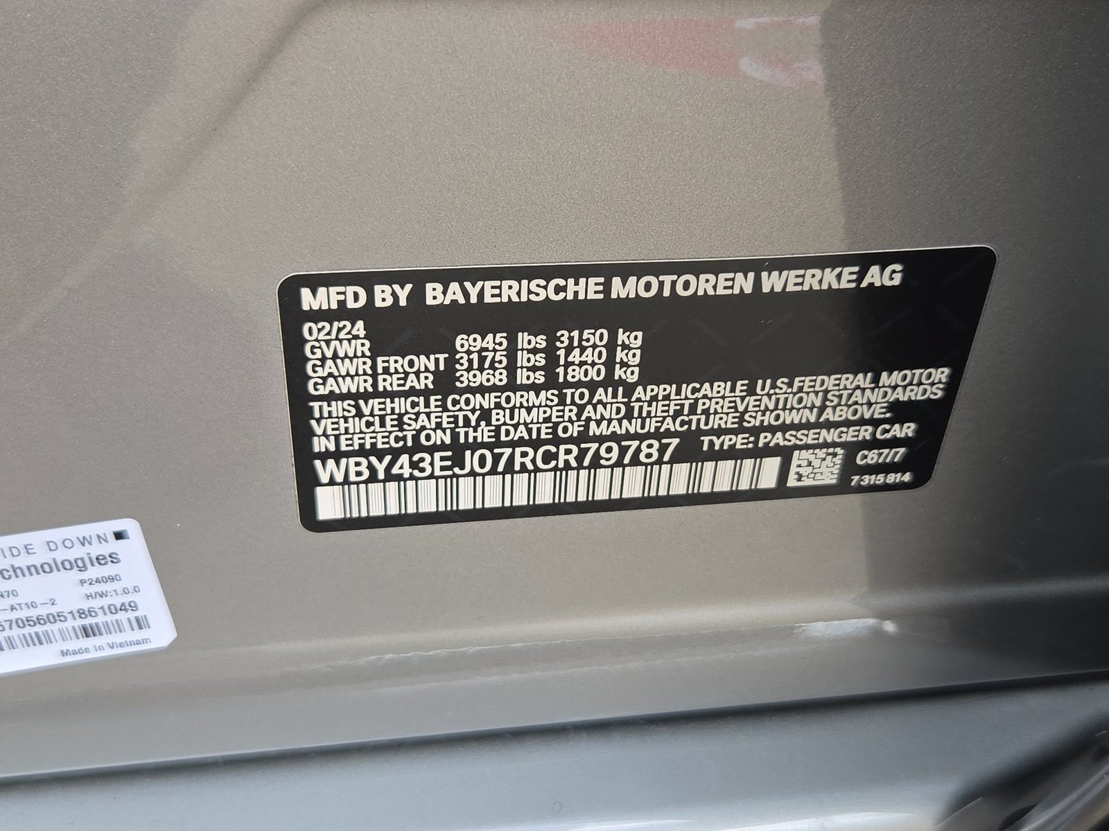 Used 2024 BMW i7 eDrive50 RWD image 34
