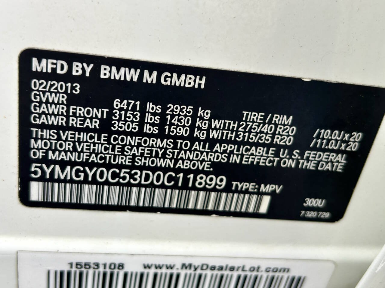 Used 2013 BMW X5 M AWD/4WD image 32