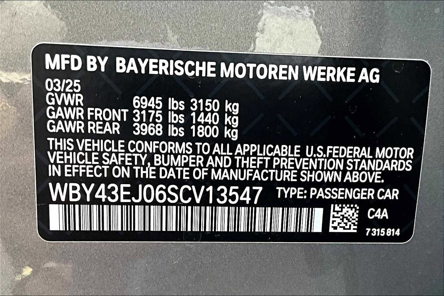 New 2025 BMW i7 eDrive50 w/ M Sport Package image 19