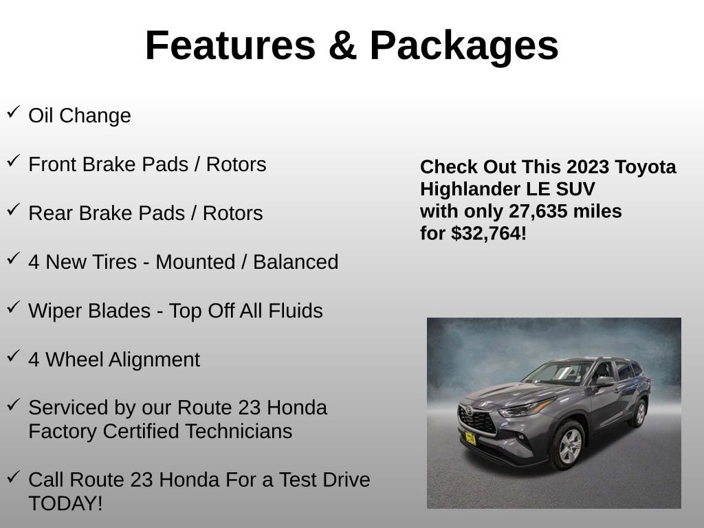 Used 2023 Toyota Highlander LE image 4