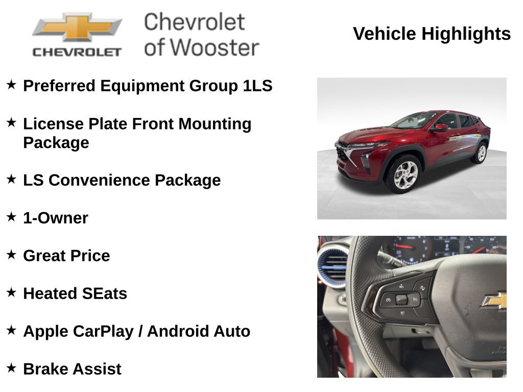 Used 2024 Chevrolet Trax LS w/ LS Convenience Package FWD image 2