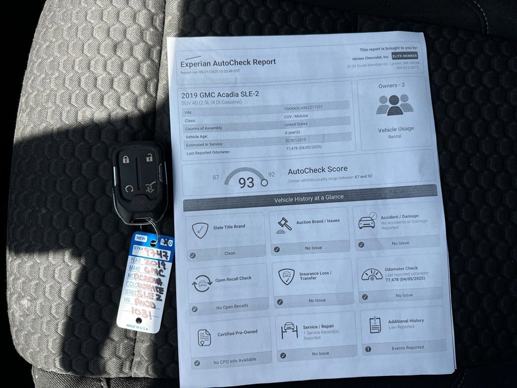 Used 2019 GMC Acadia SLE image 15