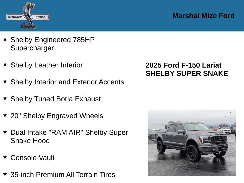 New 2025 Ford F150 Lariat w/ Equipment Group 502A High image 2