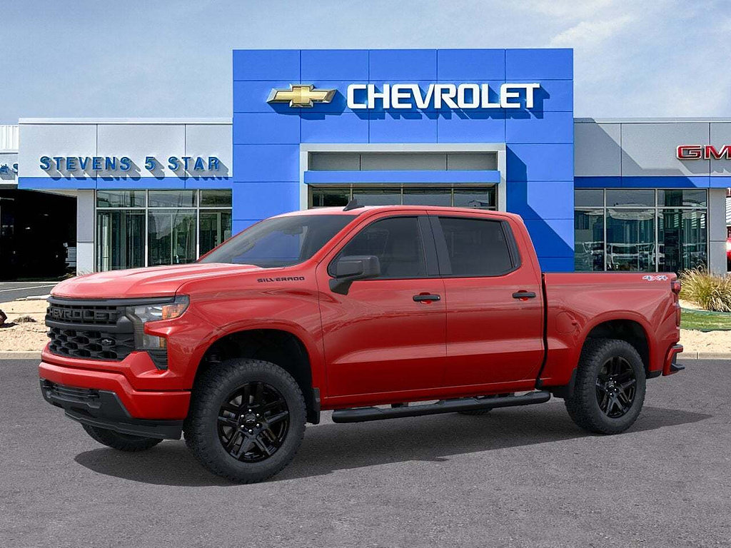 New 2026 Chevrolet Silverado 1500 Custom w/ Turbomax Blackout Package AWD/4WD image 62