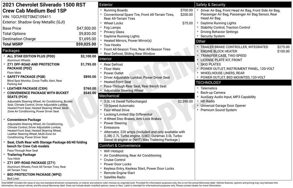 Certified 2021 Chevrolet Silverado 1500 RST w/ True North Edition Plus image 5