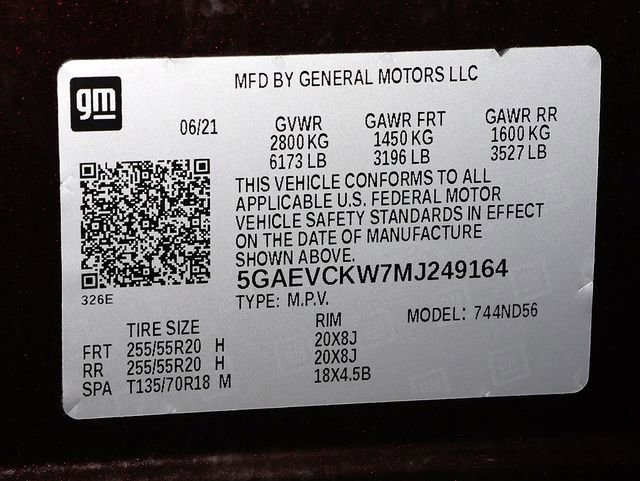 Used 2021 Buick Enclave Avenir w/ Avenir Technology Package AWD/4WD image 42
