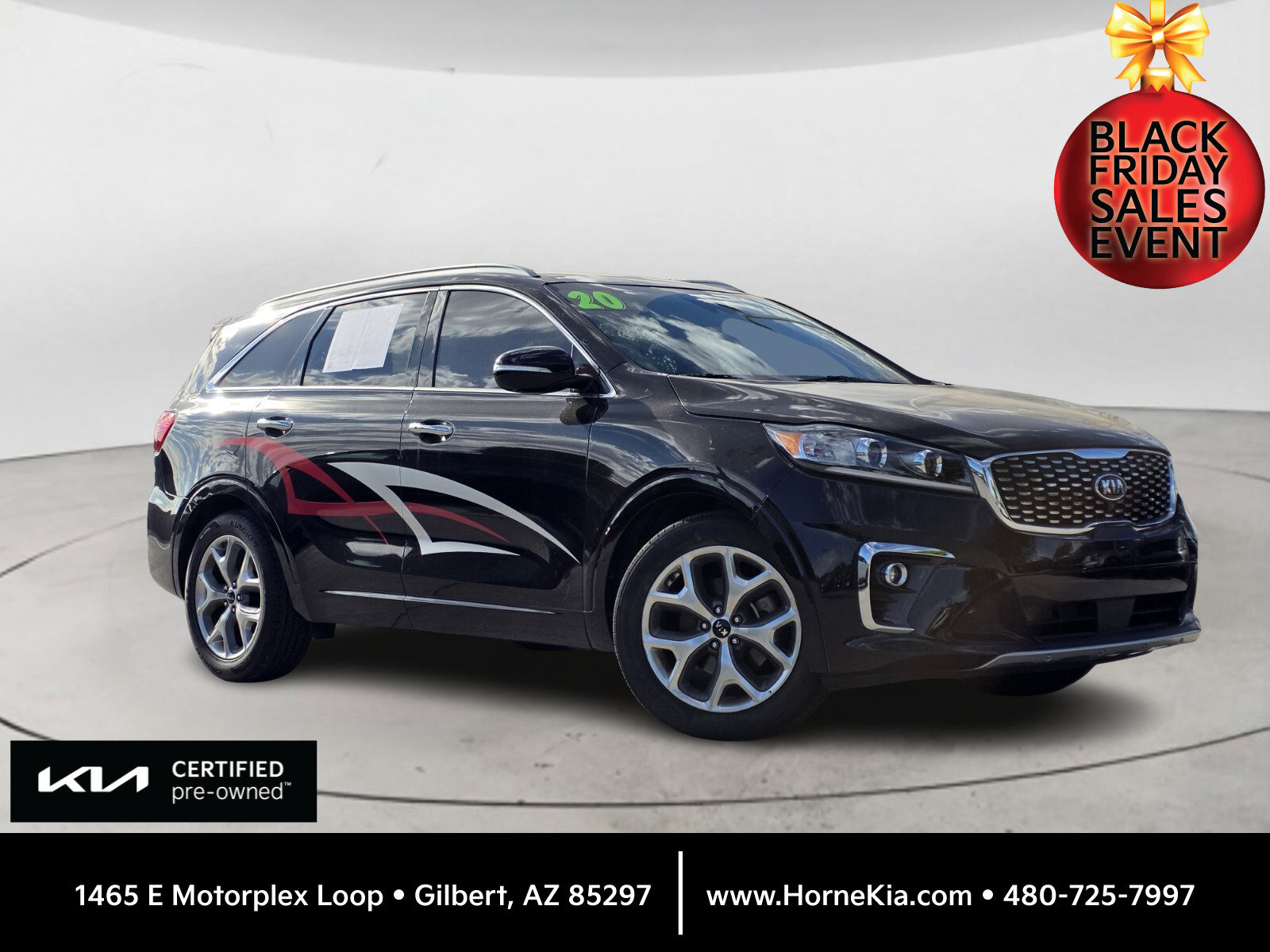 Certified 2020 Kia Sorento SX