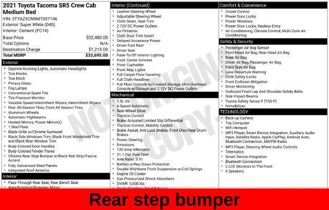 Used 2021 Toyota Tacoma SR5 RWD image 45