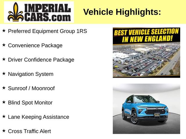 Used 2025 Chevrolet TrailBlazer RS w/ Convenience Package AWD/4WD image 8