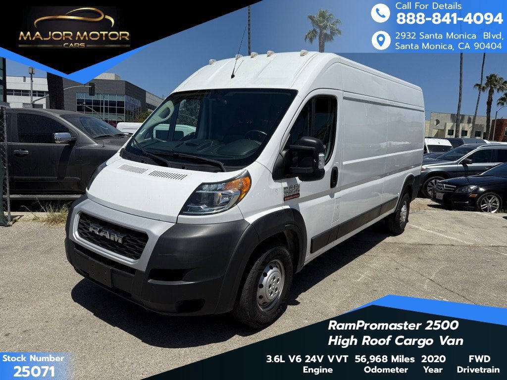 Used 2020 RAM ProMaster 2500