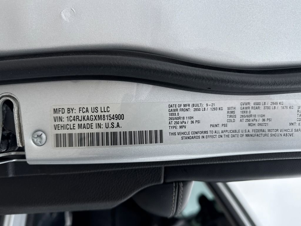 Certified 2021 Jeep Grand Cherokee L Laredo w/ Luxury Tech Group I image 42