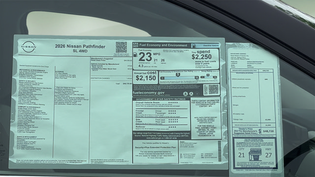 New 2026 Nissan Pathfinder SL AWD/4WD image 43