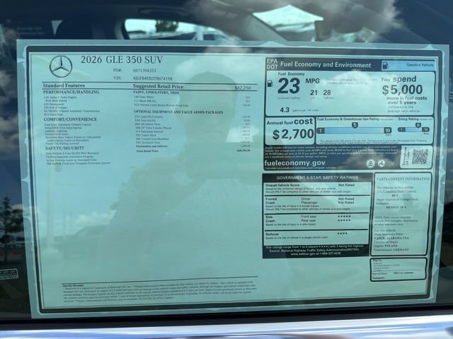 New 2026 Mercedes-Benz GLE 350 4MATIC image 10