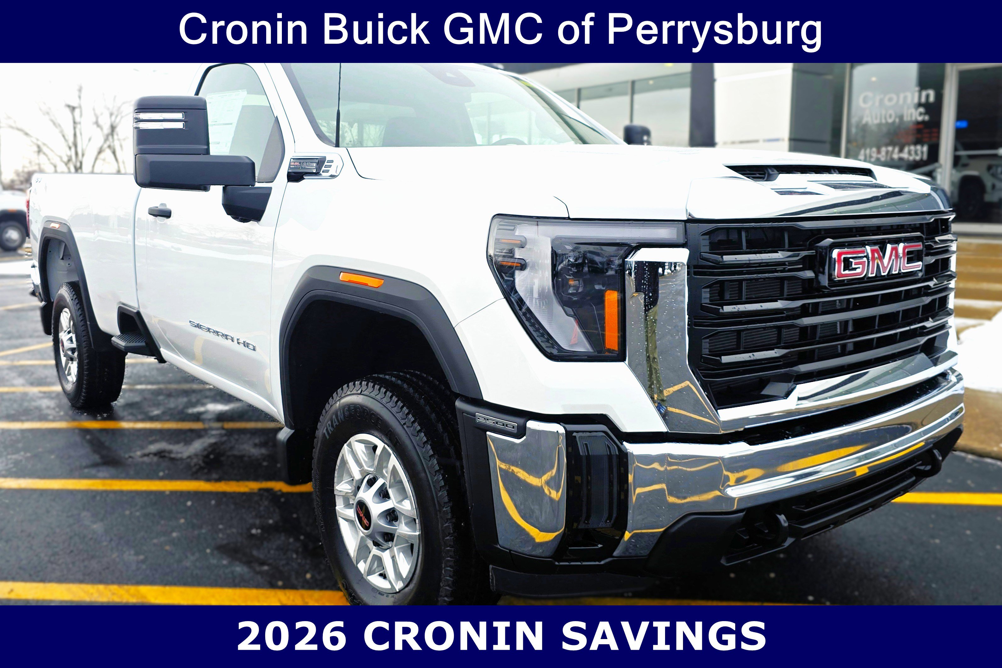 New 2026 GMC Sierra 2500 Pro w/ LPO, GMC Protection Package