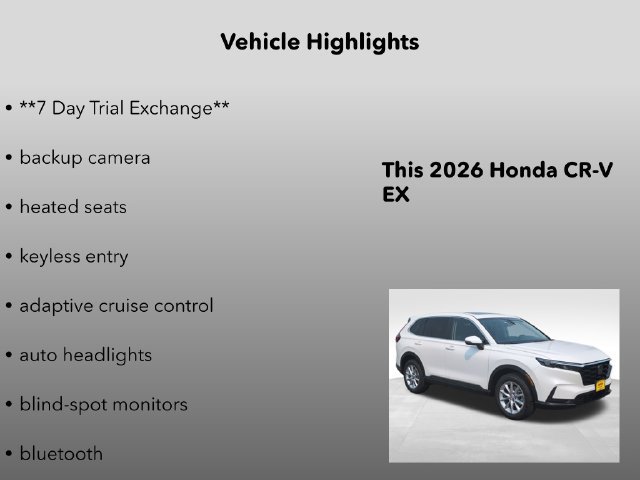 New 2026 Honda CR-V EX image 5