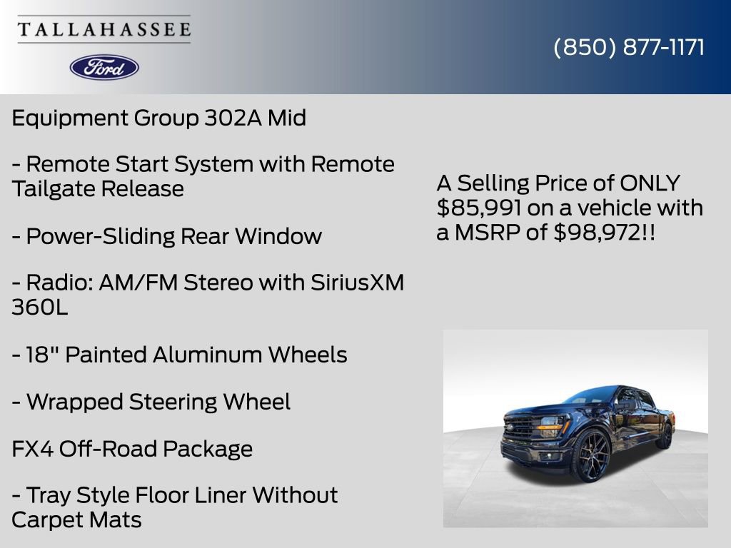 New 2026 Ford F150 XLT w/ Equipment Group 302A MID image 46