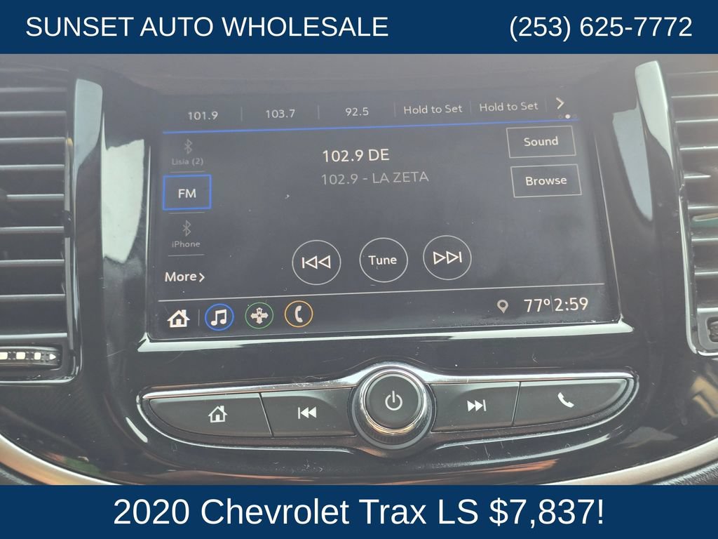 Used 2020 Chevrolet Trax LS w/ Tint and Cruise Package FWD image 30