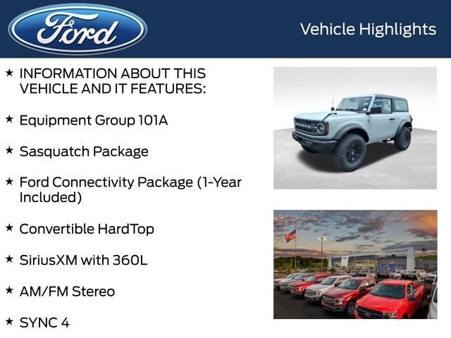 New 2026 Ford Bronco 2-Door w/ Sasquatch Package AWD/4WD image 4