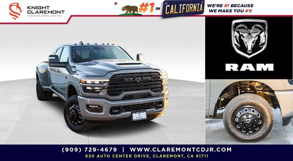 New 2026 RAM 3500 Laramie w/ Night Edition AWD/4WD 360° Tour