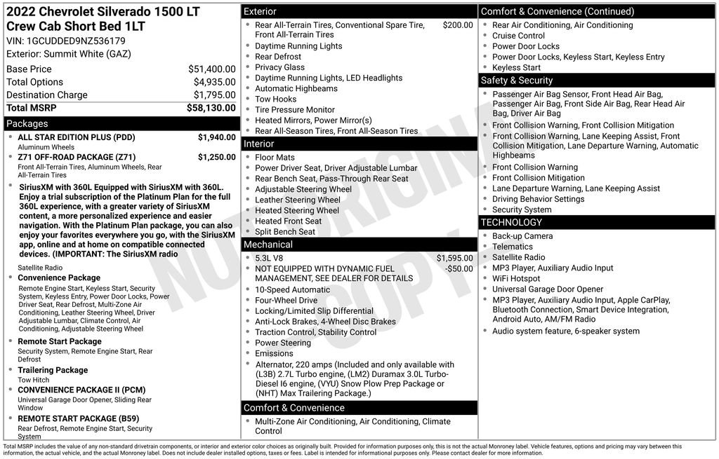 Used 2022 Chevrolet Silverado 1500 LT w/ All Star Edition Plus AWD/4WD image 6