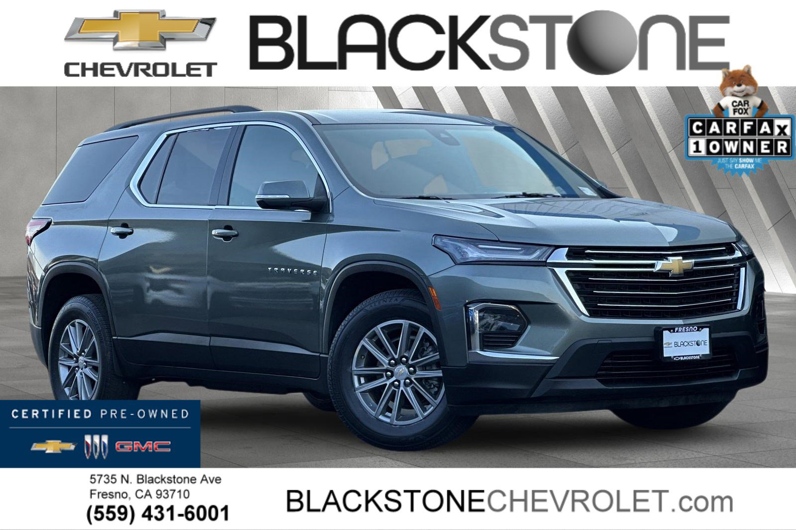 Certified 2023 Chevrolet Traverse LT