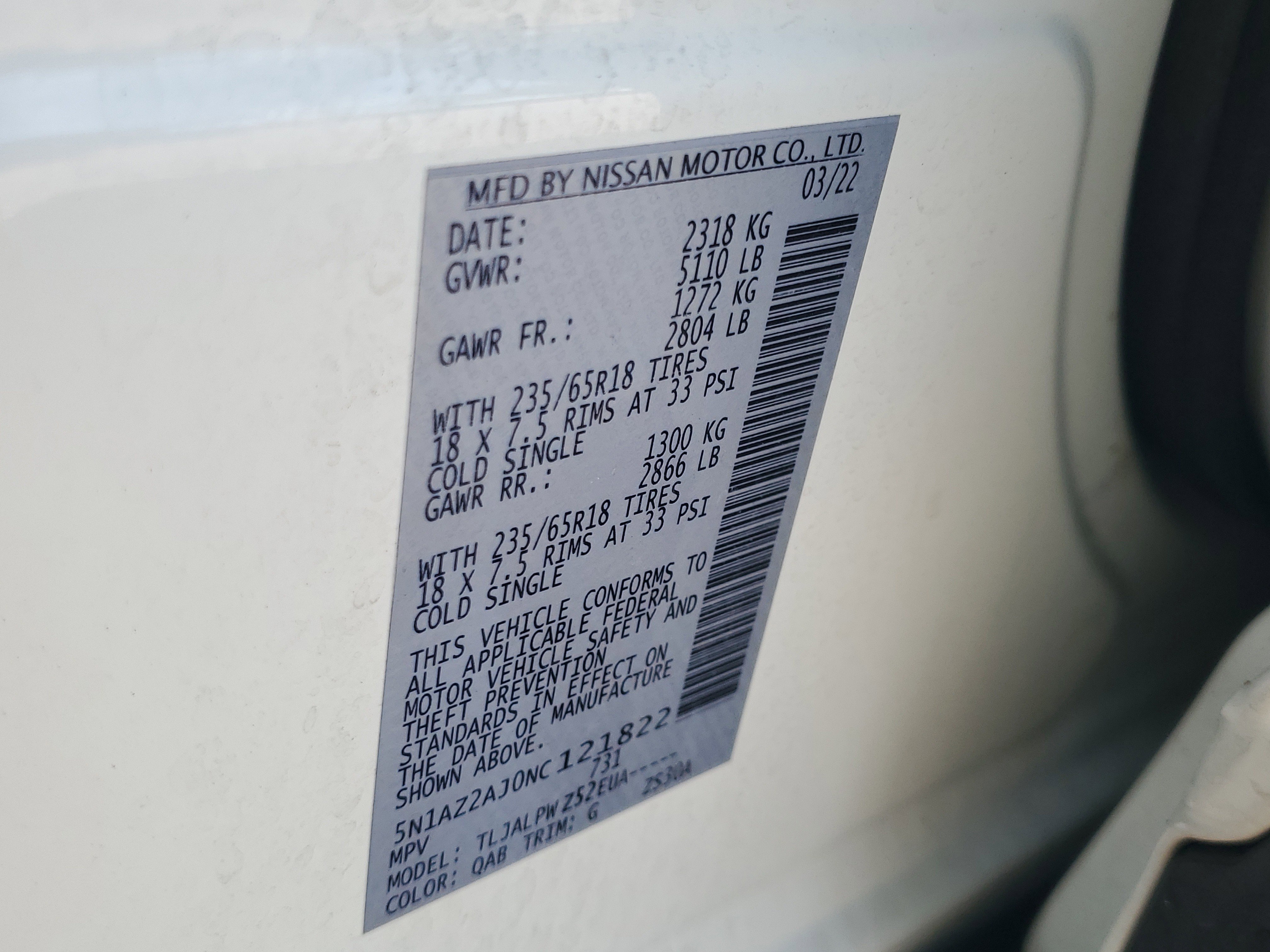 Certified 2022 Nissan Murano S image 31