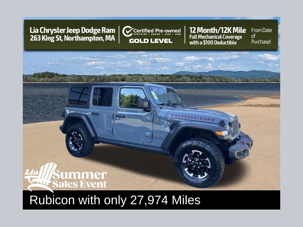 Certified 2025 Jeep Wrangler Unlimited Rubicon